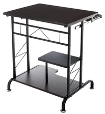 Компьютерный стол Studio black walnut - black
