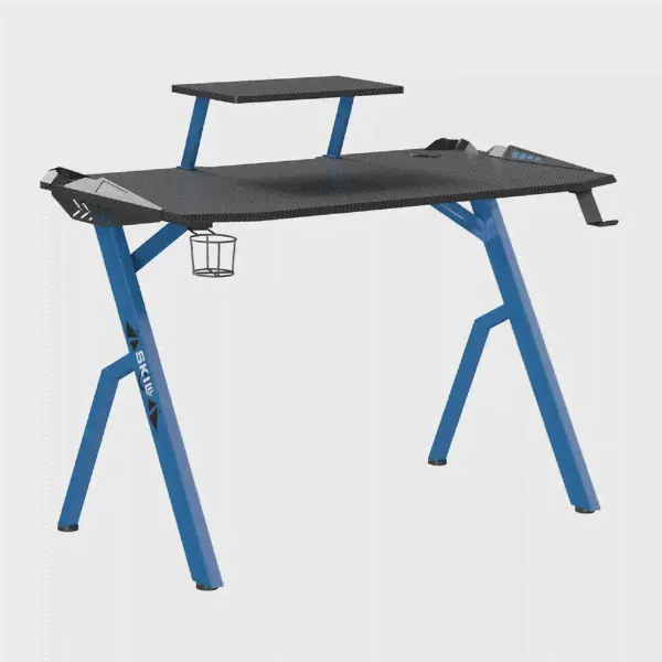 Игровой компьютерный стол Skyland Skilll CTG-001, черный/синий (00-07066863)