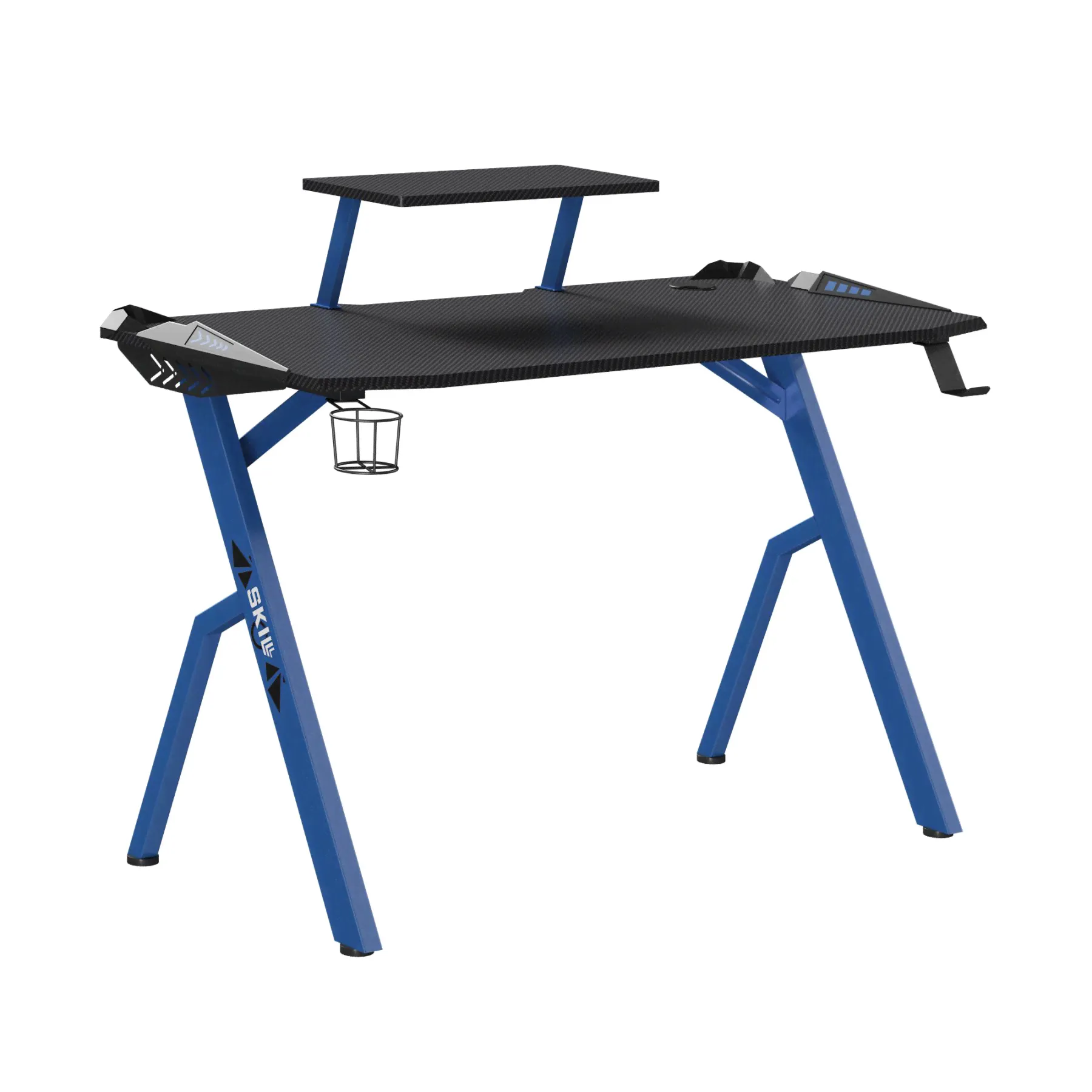 Skill Игровой компьютерный стол с надстройкой и на металлокаркасе CTG-001-3