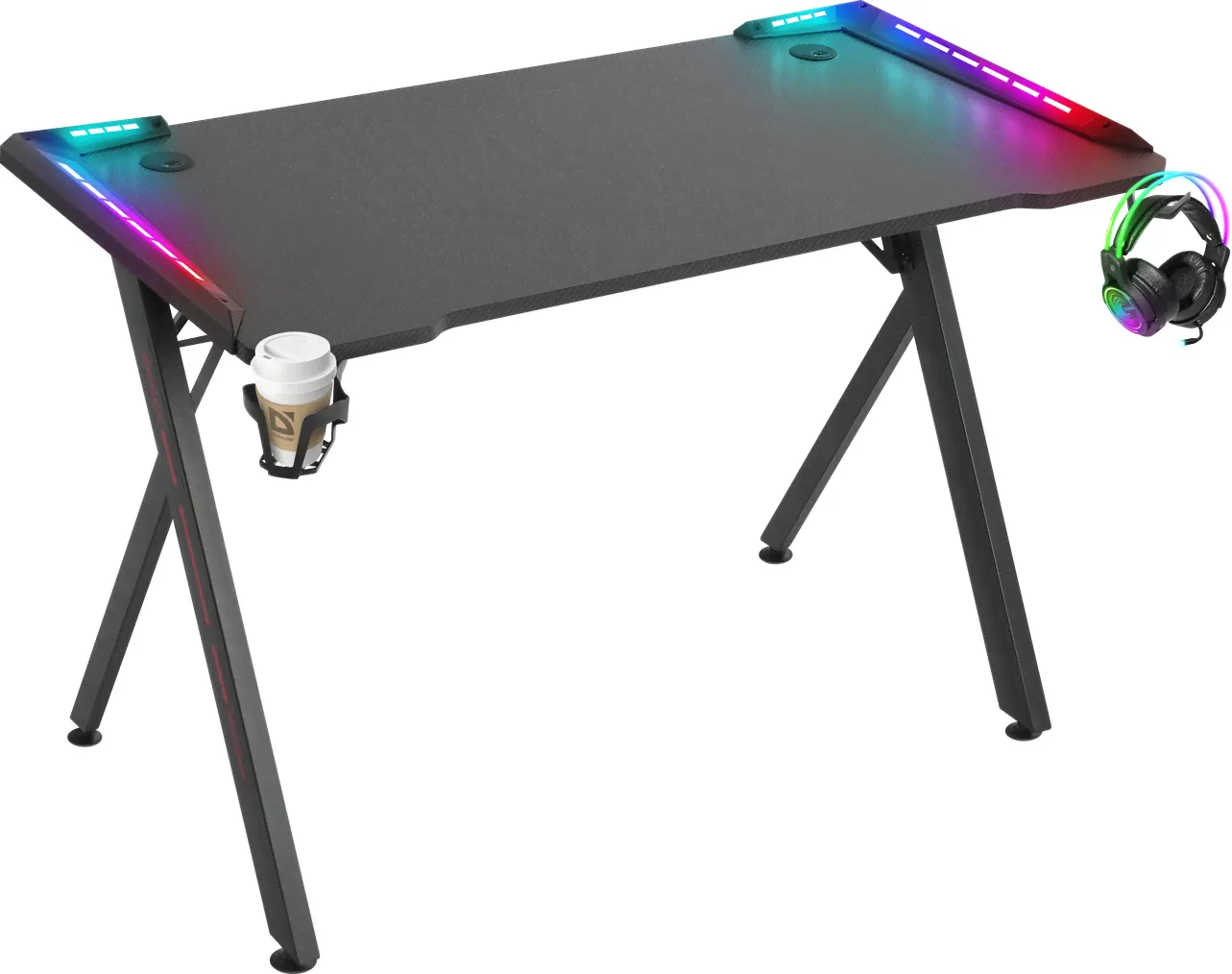 Defender Игровой компьютерный стол Extreme RGB (64307), 110х60х75 см-0