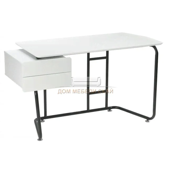 Компьютерный стол Desk, белый/черный-0