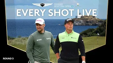 LIVE | Viktor Hovland, Wyndham Clark | 2024 Genesis Scottish Open Day 3