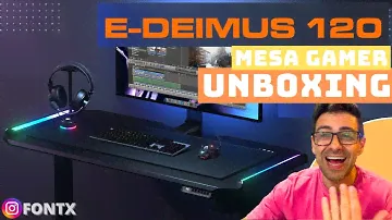 UNBOXING MESA GAMER COUGAR E-DEIMUS 120
