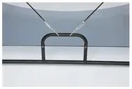 Компьютерный стол TetChair Dark Wader WRX-01, 82х50 см, цвет: стекло тонированное/черный каркас
