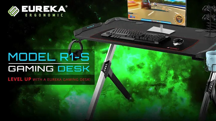 Eureka R1-S Gaming Desk with RGB Lighting
