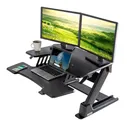 Подставка на компьютерный стол для работы стоя Eureka CV-PRO36, черный